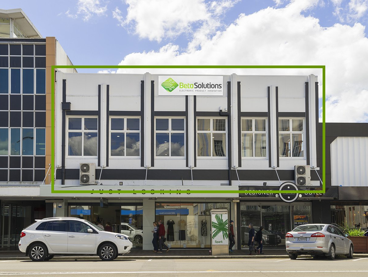 Beta Solutions office, Level 1, 44B King Street, Palmerston North